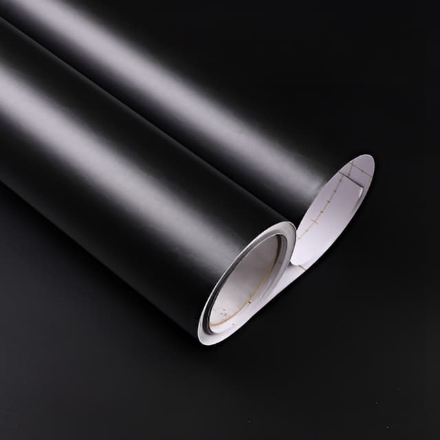 Shiny Black Vinyl Wrap