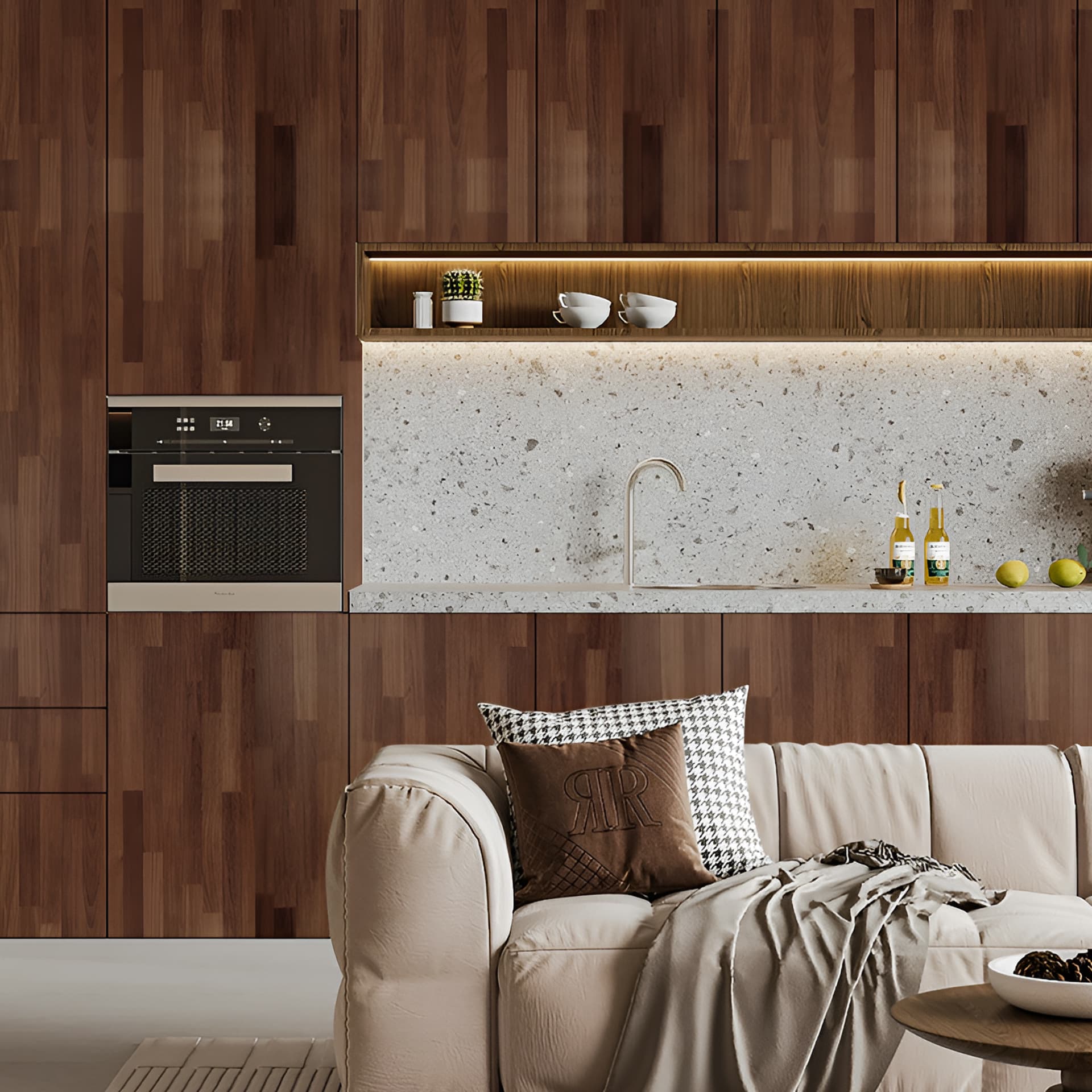 Dark Plank Wood Film