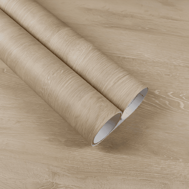 Vanilla Oak Vinyl Wrap