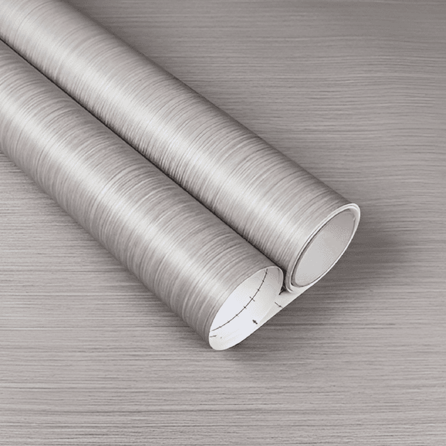 Silver Ash Grain Vinyl Wrap