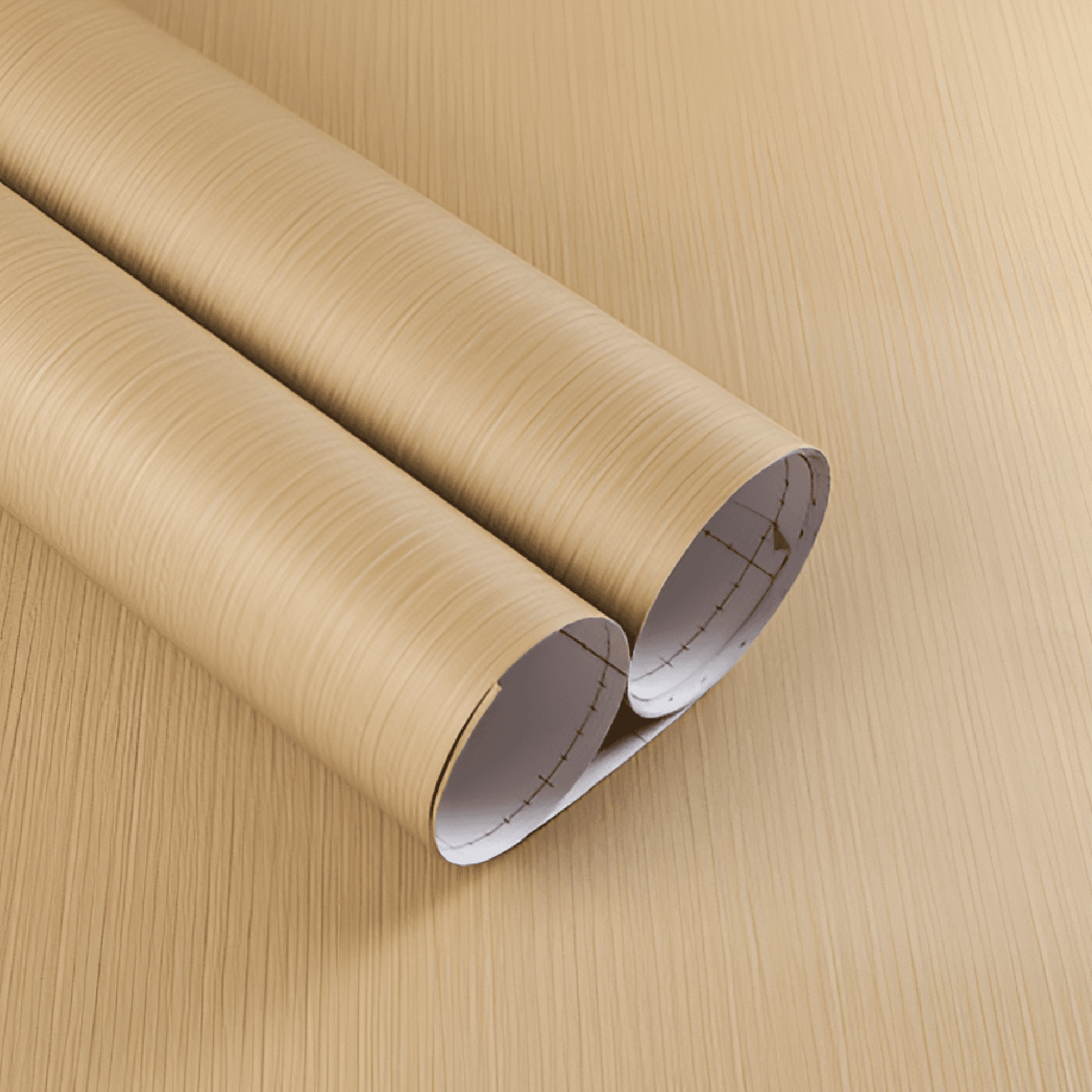 Pale Beech Grain Interior Film