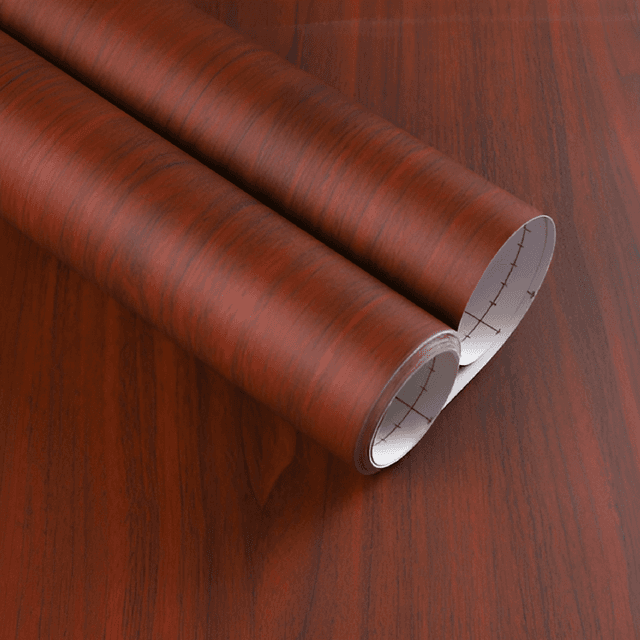 Cinnamon Redwood Finish Vinyl Wrap
