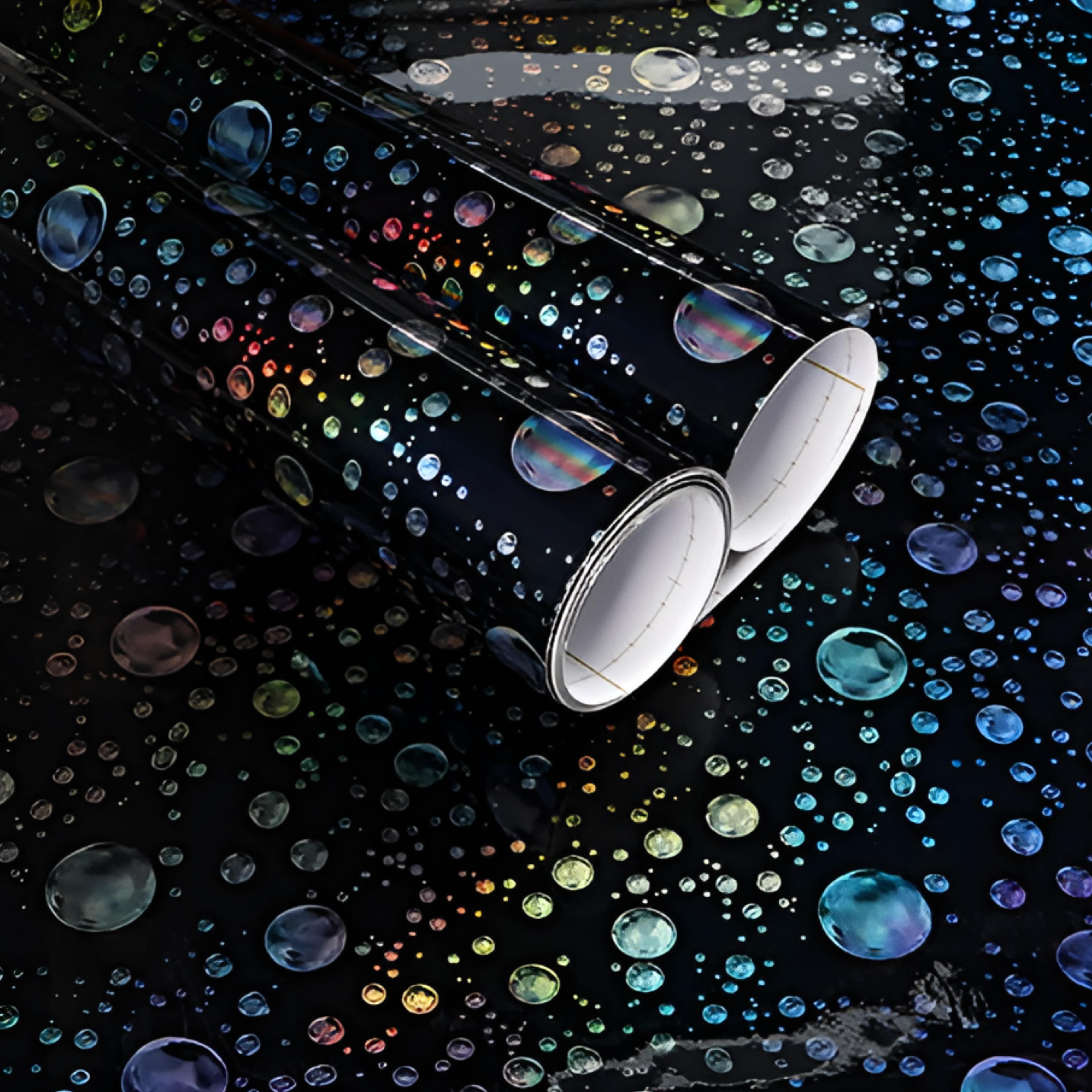 Cosmic Black Glossy Interior Film