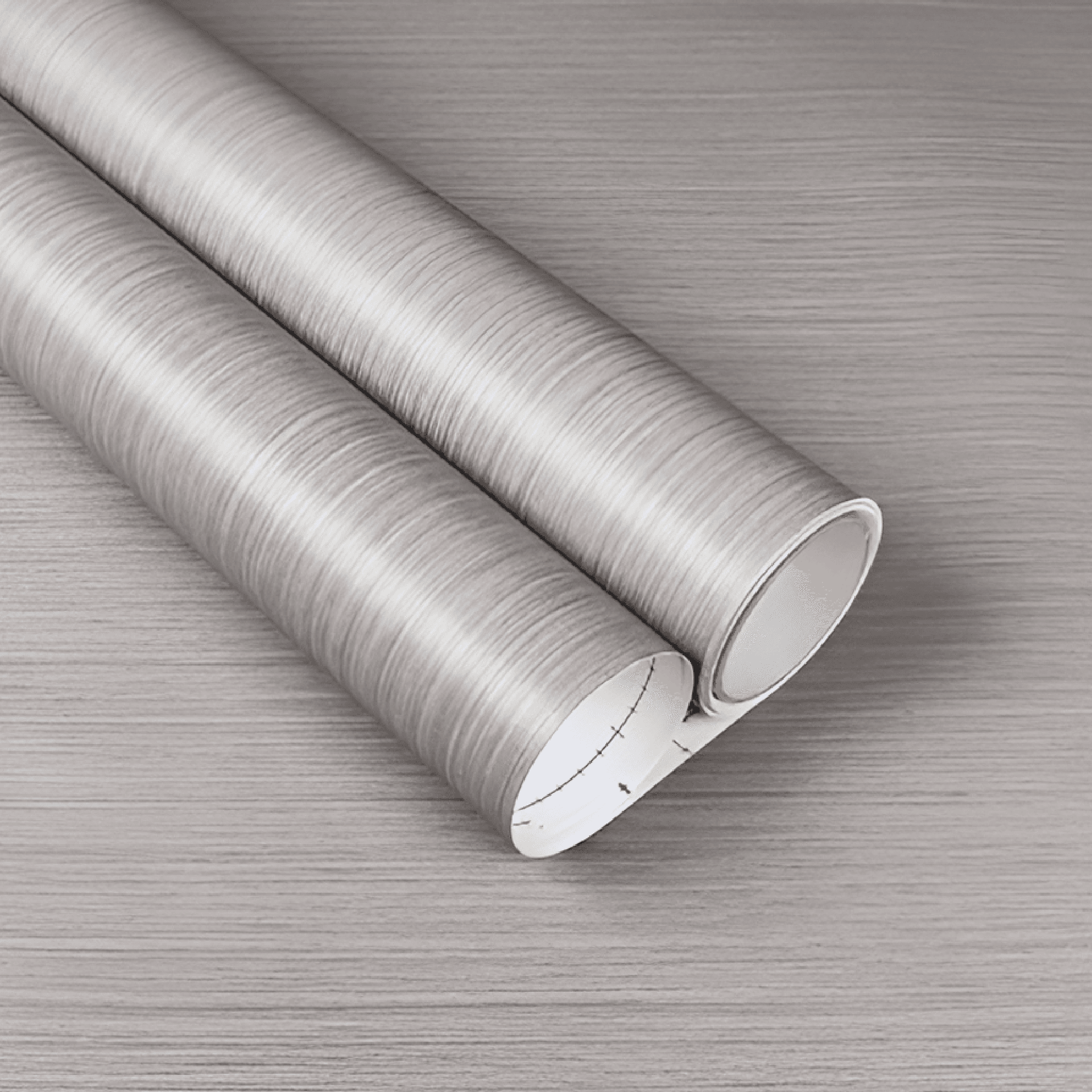 Silver Ash Grain Vinyl Wrap