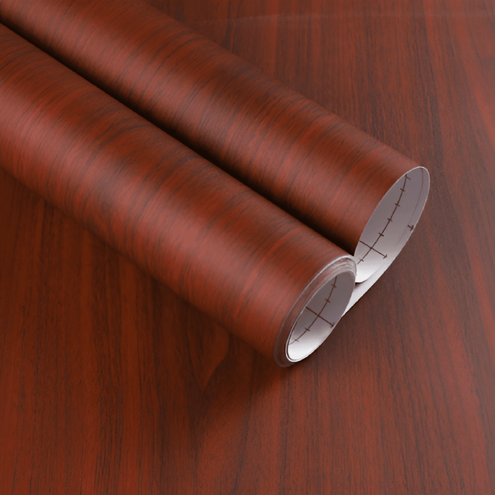 Cinnamon Redwood Finish Vinyl Wrap