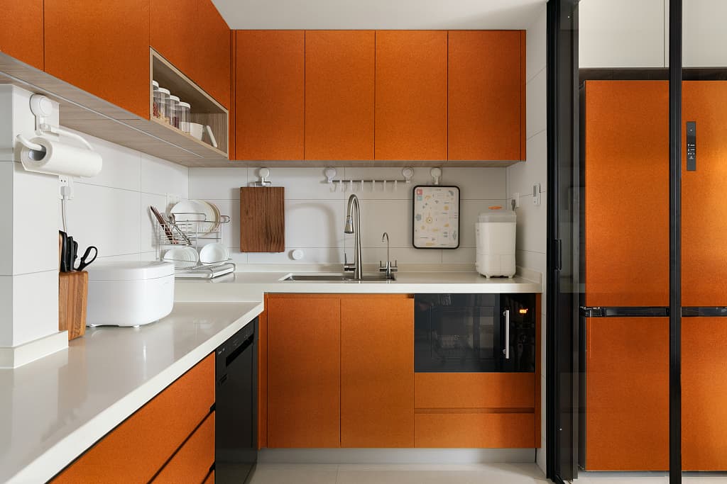 Deep Orange Vinyl