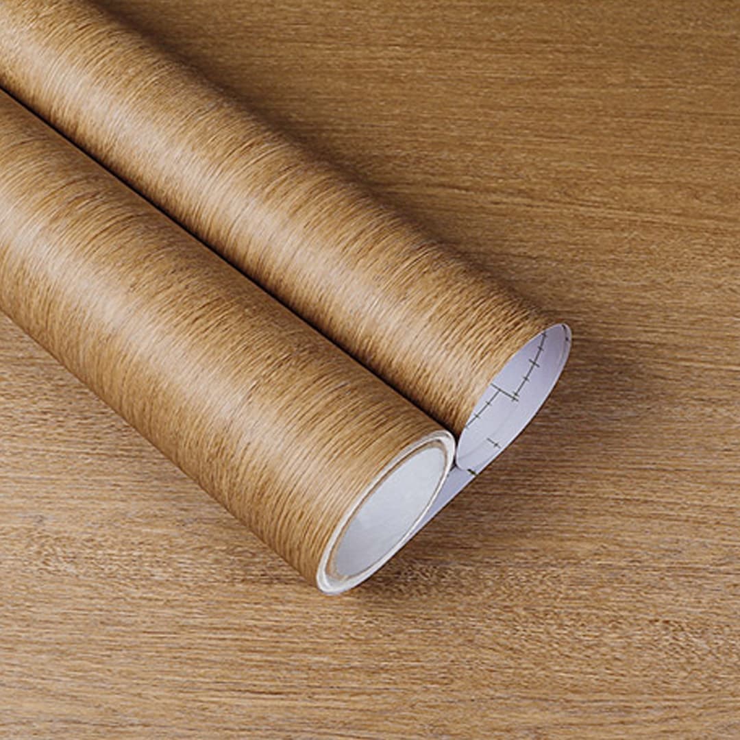 Golden Teakwood Vinyl Wrap