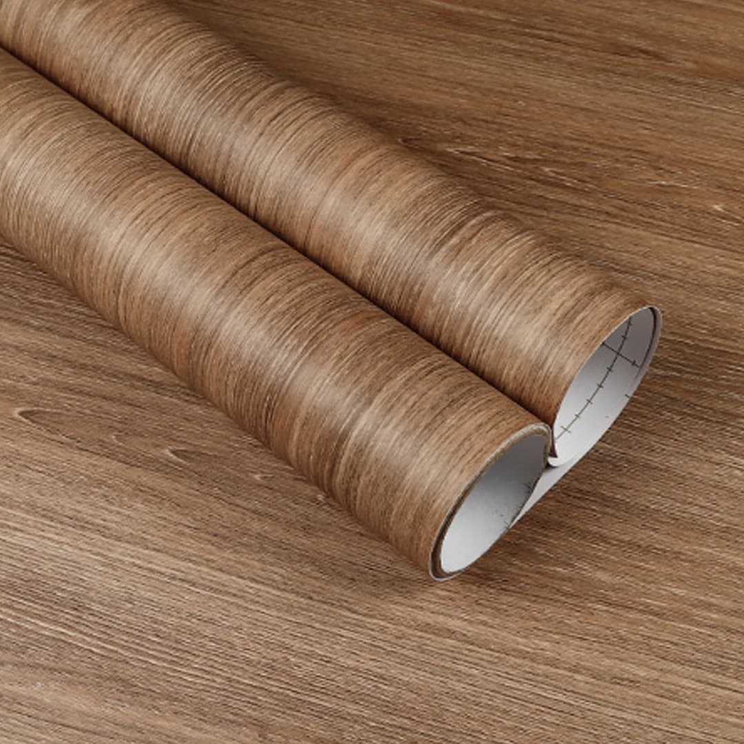 Beige Elm Wood Vinyl Wrap
