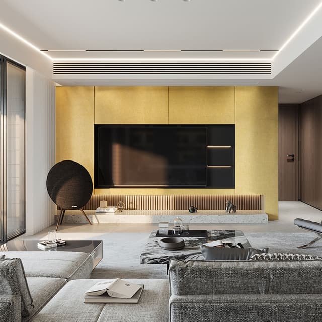 Gold Silk Metal Film