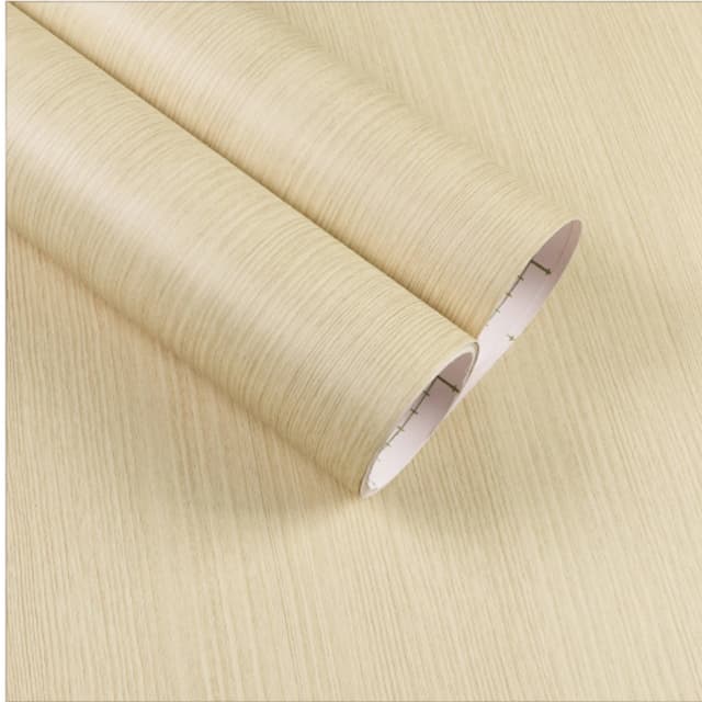 Light Cream Wood Vinyl Wrap