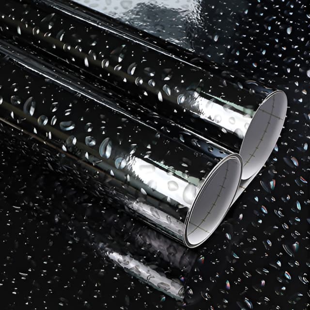 Glossy Printed Black