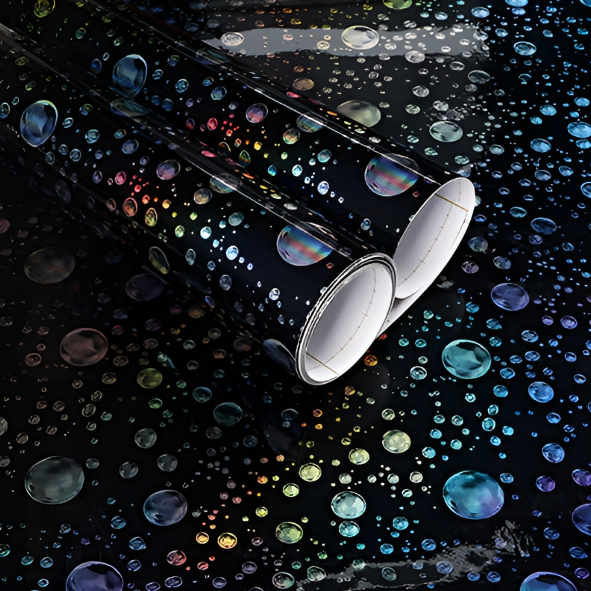Cosmic Black Glossy Interior Film