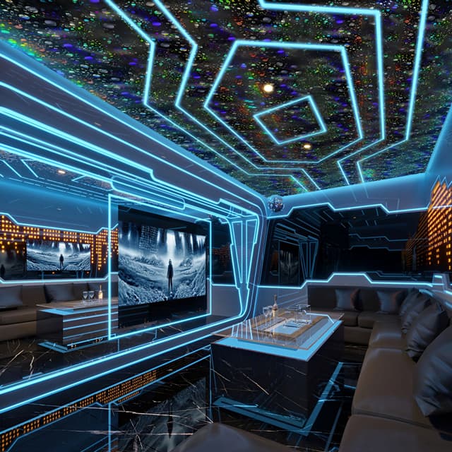 Cosmic Black Glossy Interior Film