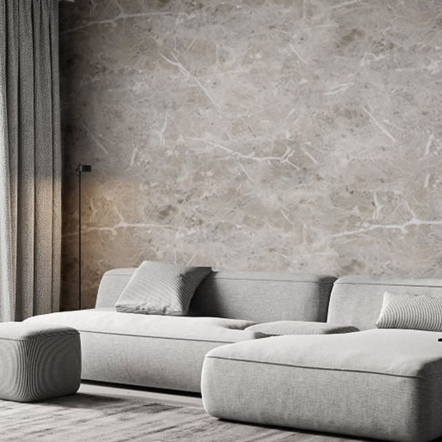 Ash Grey Thin Veined Marble 
