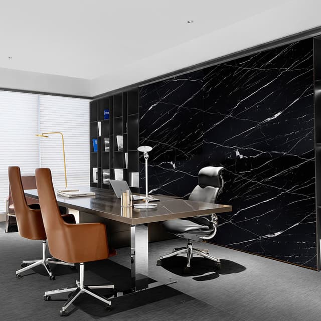 Black Veined Marble
