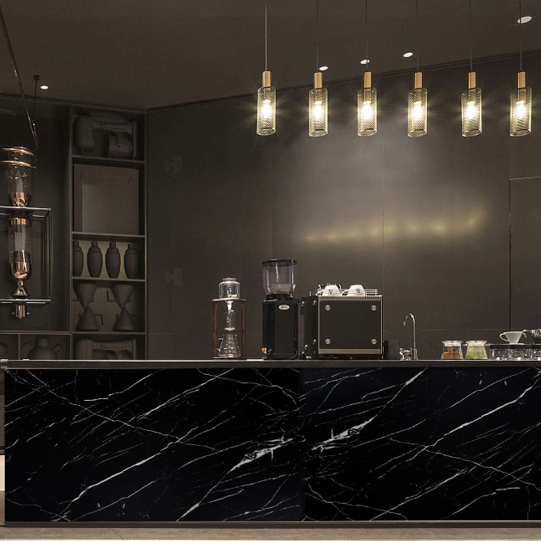 Black Veined Marble
