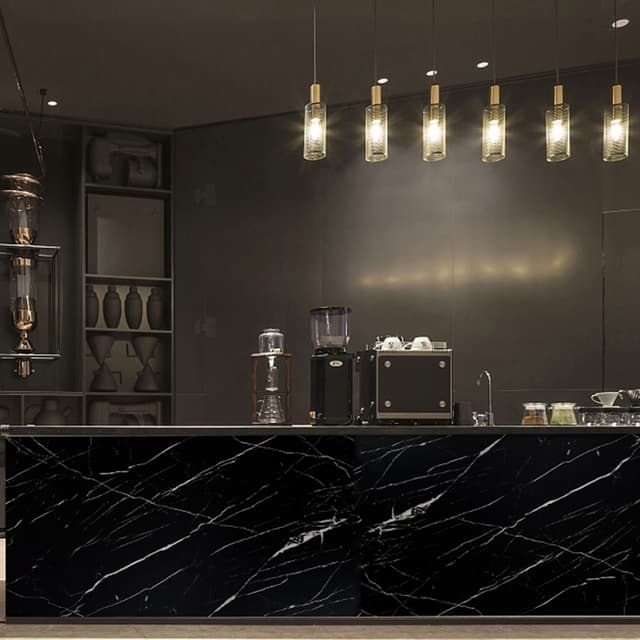 Black Veined Marble