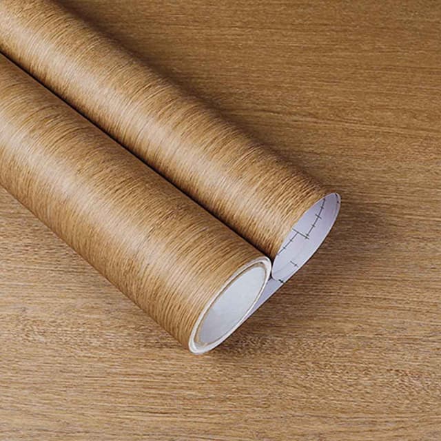 Golden Teakwood Vinyl Wrap