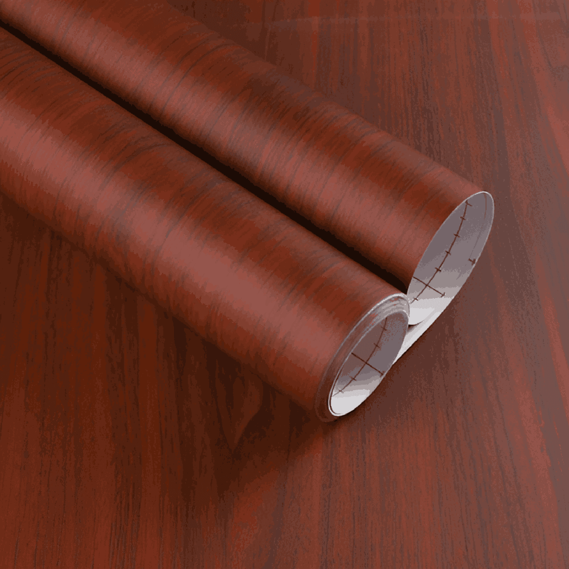 Cinnamon Redwood Finish Vinyl Wrap