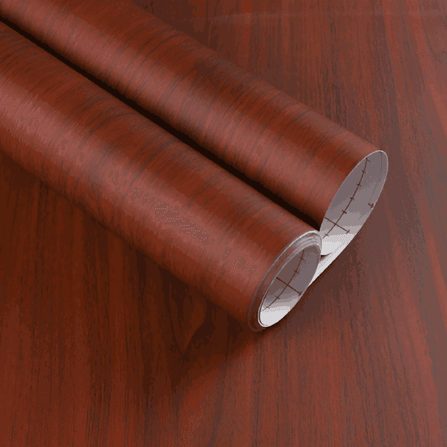 Cinnamon Redwood Finish Vinyl Wrap