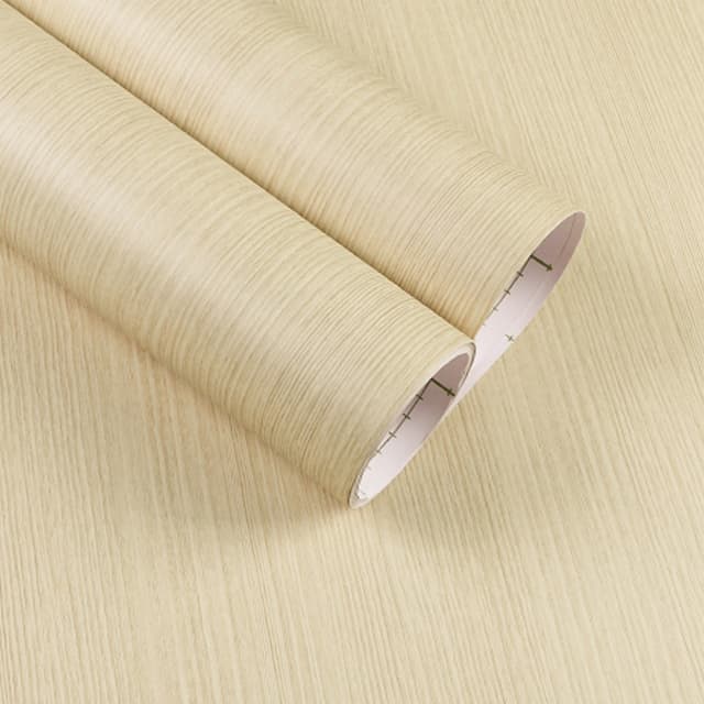Light Cream Wood Vinyl Wrap